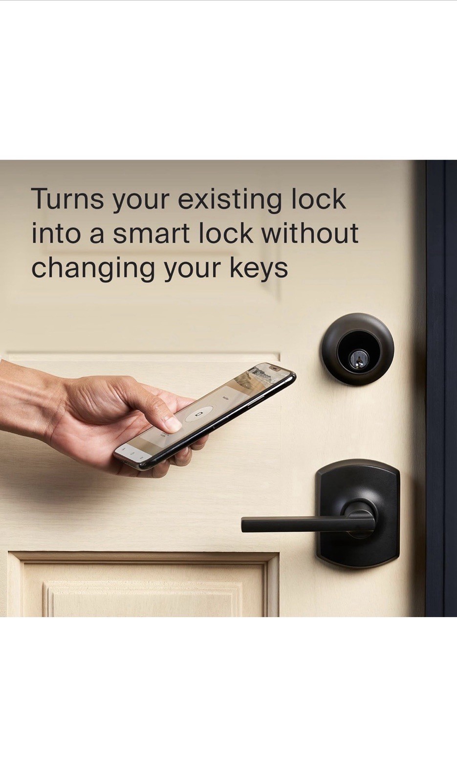 Level Bolt Smart Deadbolt Make Your Lock Smart & Keep Your Existing Hardware NEW
