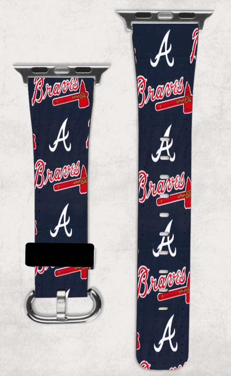 Atlanta Braves MLB Baseball Apple Watch Band NEW 38/40/41 & 42/44/45 Georgia