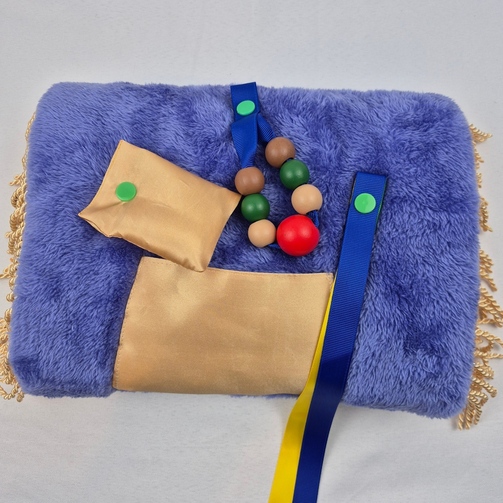 Twiddle Classic Sensory Muff Purple Plush Fidget Therapy Dementia Alzheimer Aid