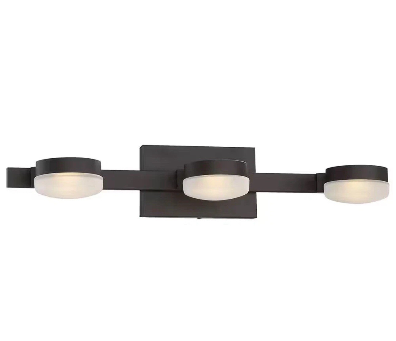Home Decorators Santissimo 3-Light Oil Rubbed Bronze LED Vanity Light