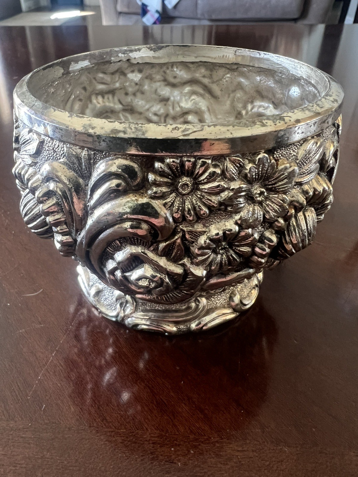 Vintage Harrison Fisher Silver Plated HF-0918 Sugar/Jam Jar Made In Japan 4"