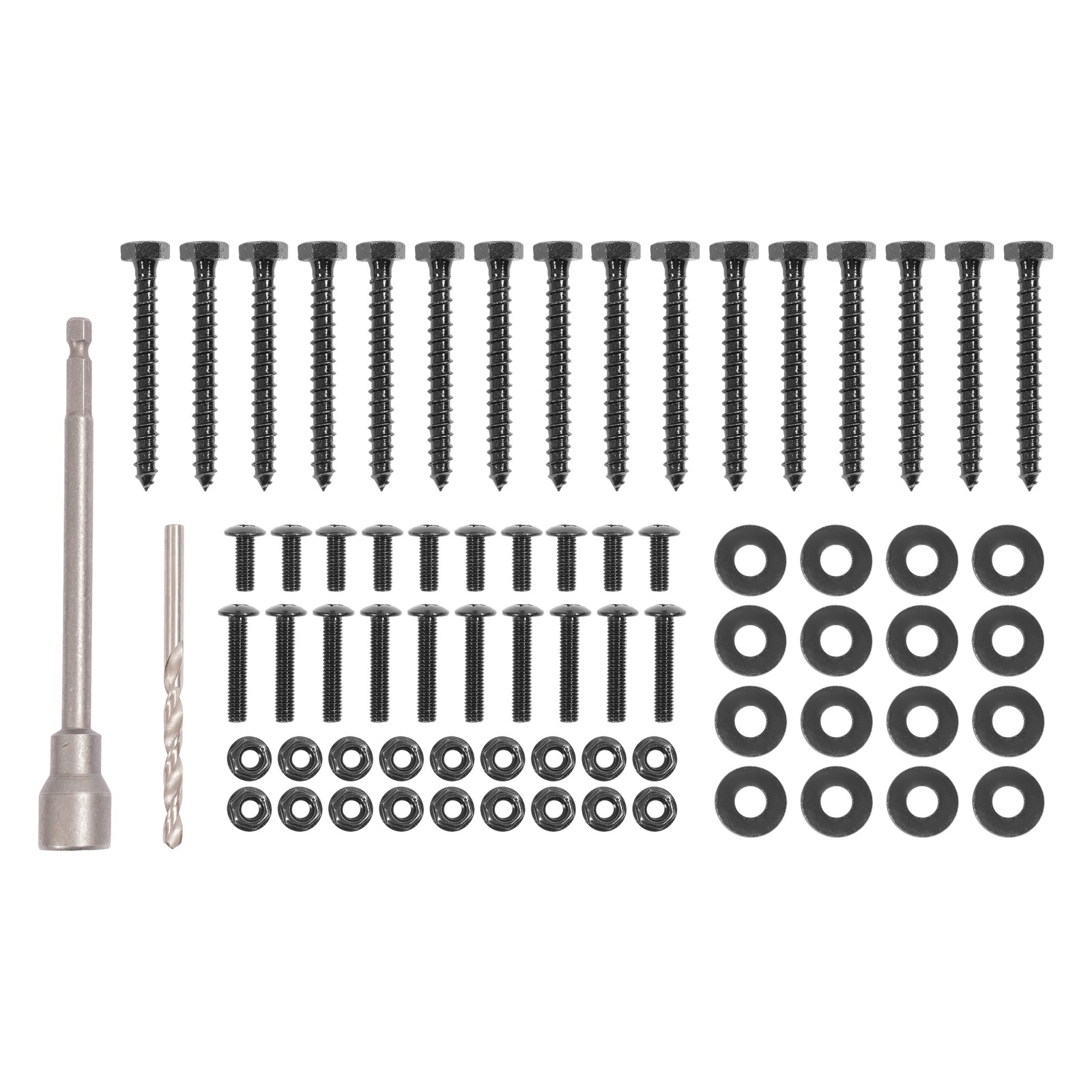 8PK Ceiling Rail Overhead Garage Storage Bin Racks For 6 Bins Shelving System