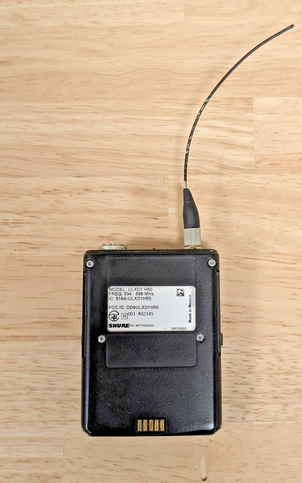 Shure ULXD1 - H50 Wireless Transmitter 534-598 MHz