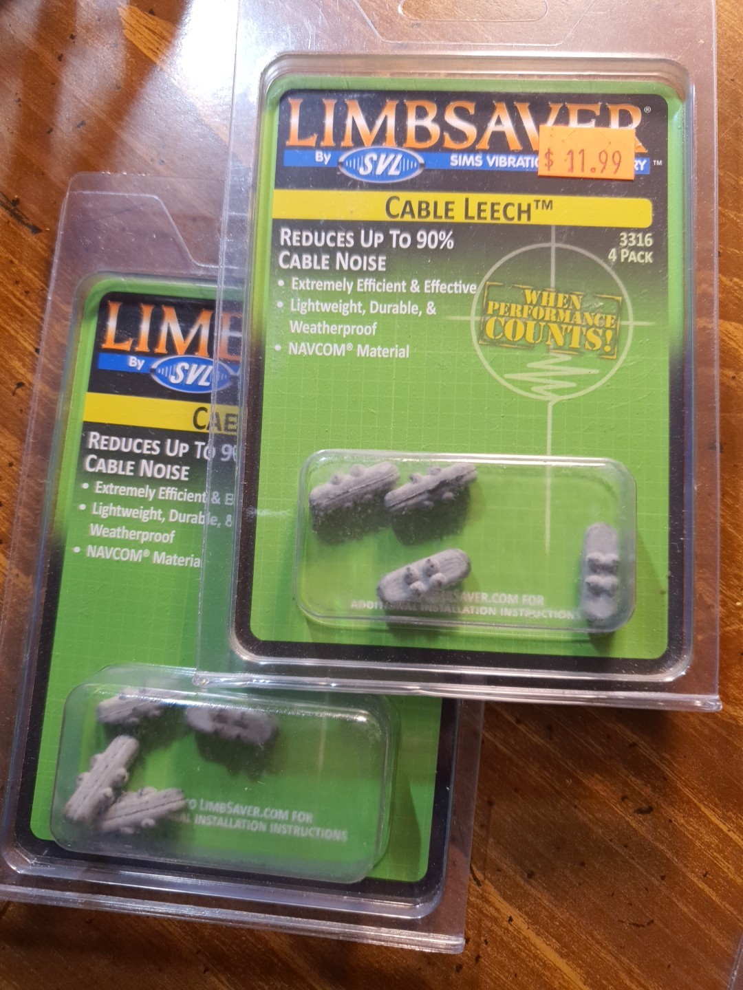 SVL Limbsaver cable leech new sims vibration laboratory new 2-4 pack Archery Lot