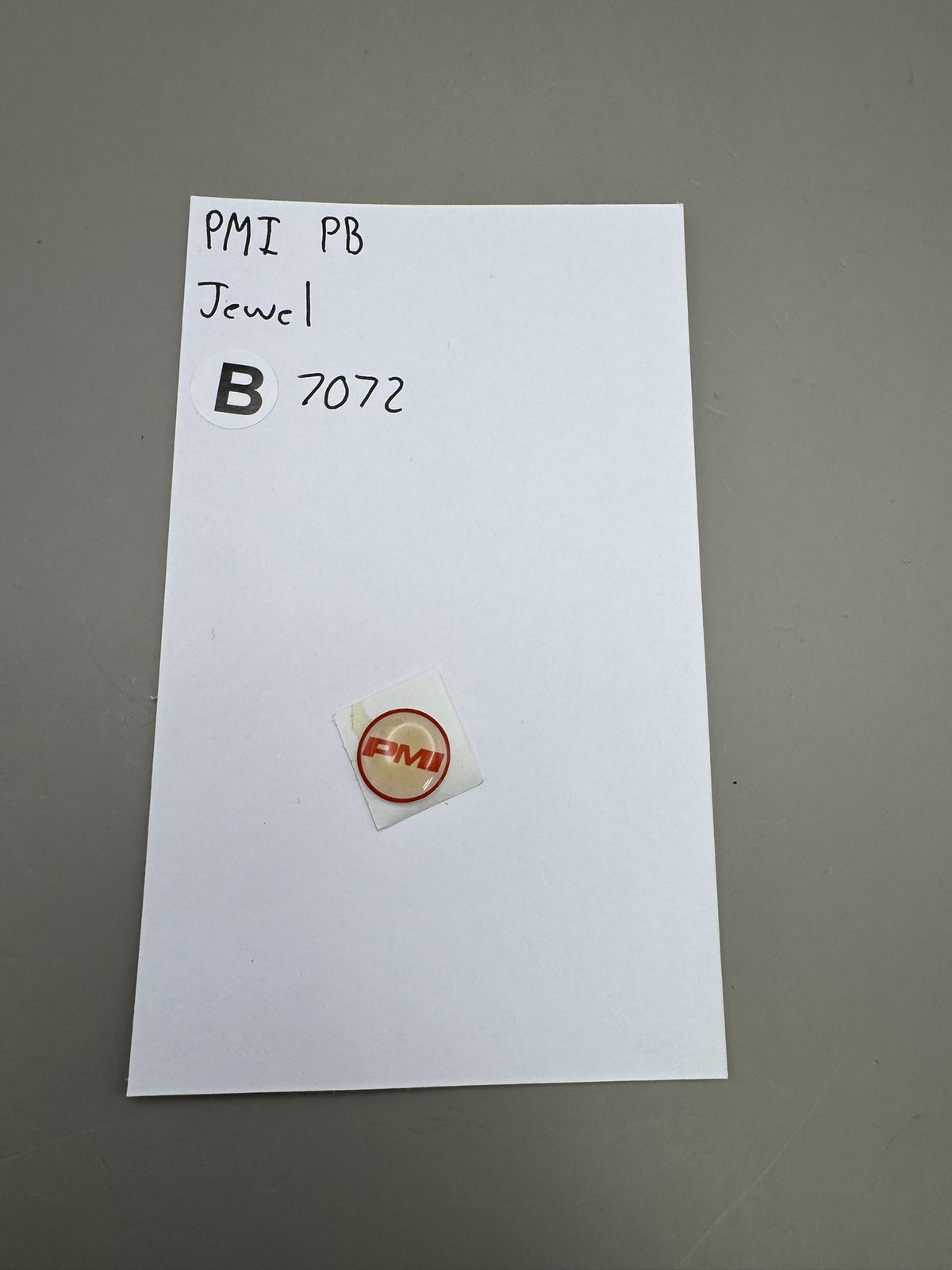 PMI Paintball Jewel Sticker Decal Red White