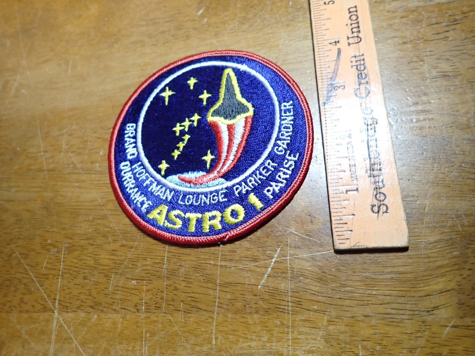 ASTRO 1 SPACE SHUTTLE  SPACE MISSION   PATCH BX 2 #20