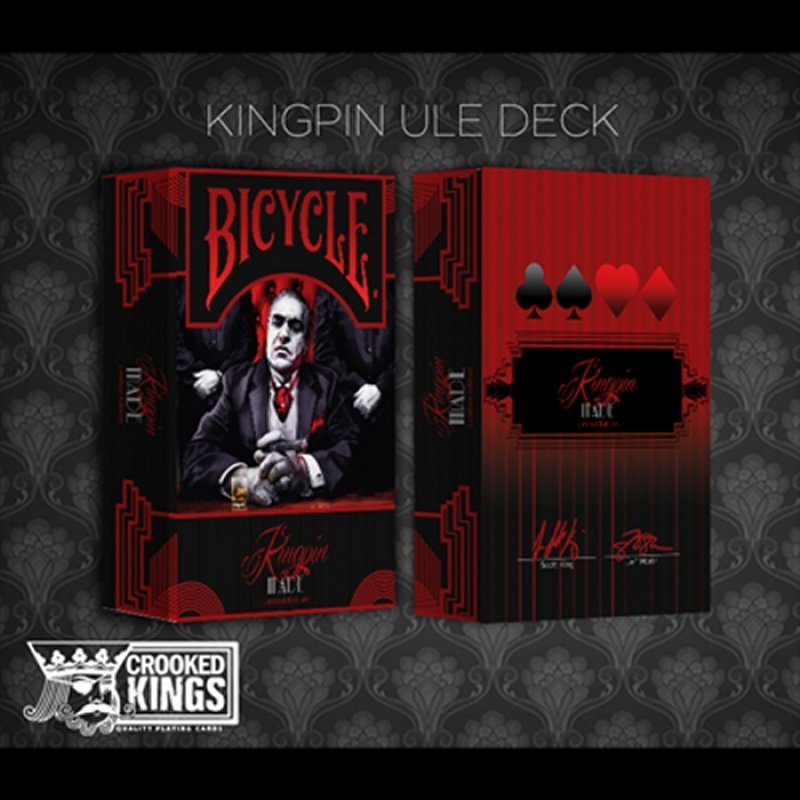 KINGPIN BICYCLE LIMITED EDITION DECK OF PLAYING CARDS BY CROOKED KINGS