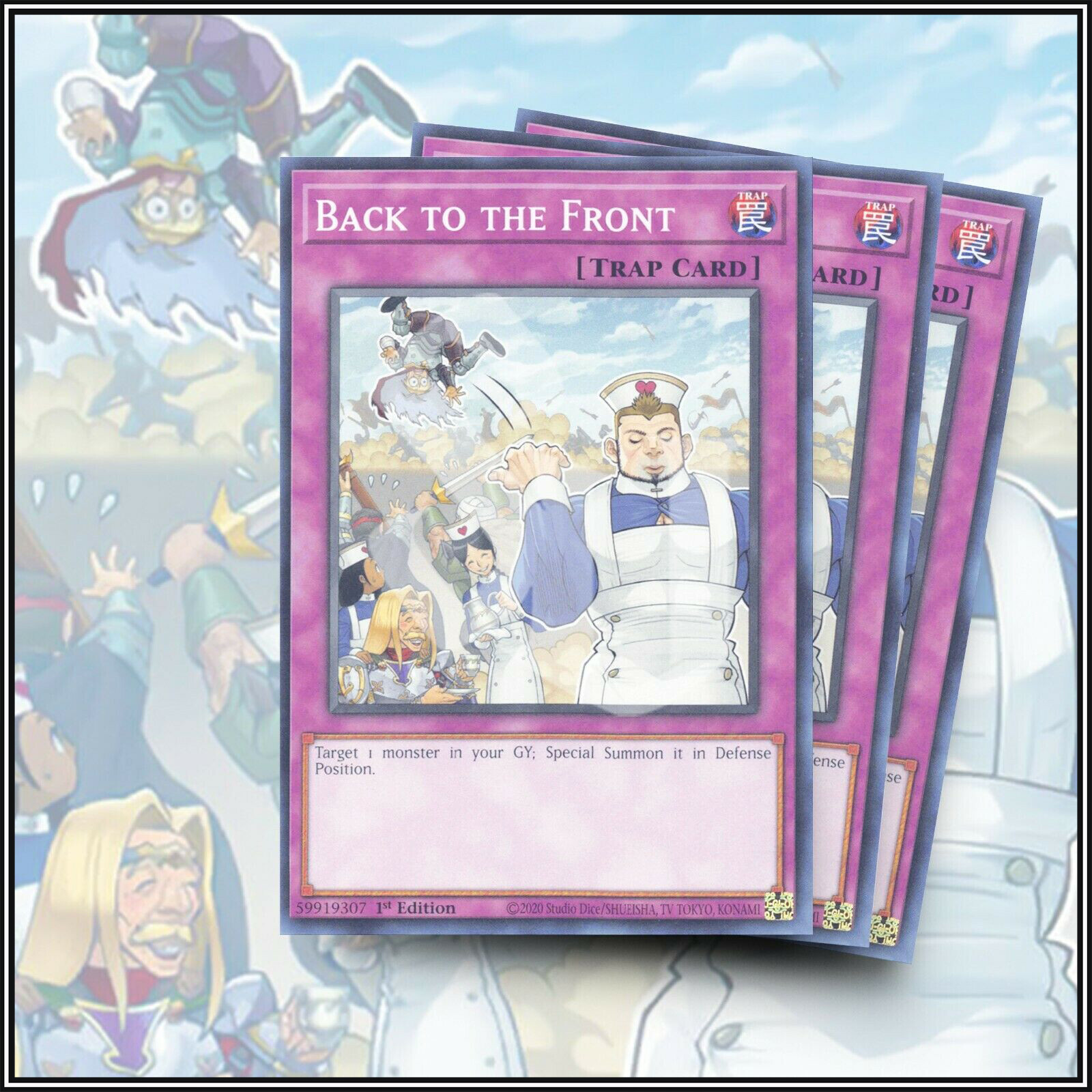 YuGiOh BACK TO THE FRONT x3 GOOD CARD 1st Edition 💎