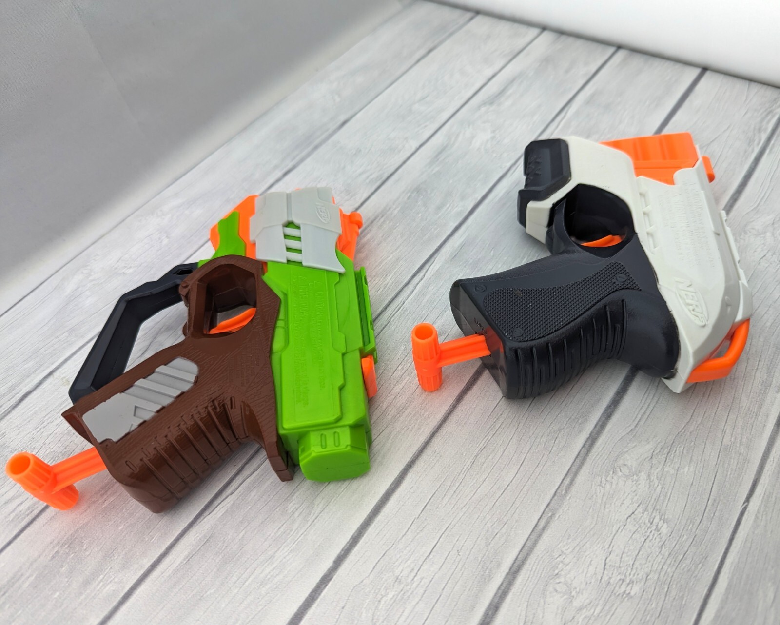 Nerf Micro Shots 2 Pack Zombie Blaster Microshot Dart Gun Blaster 2 Bullets