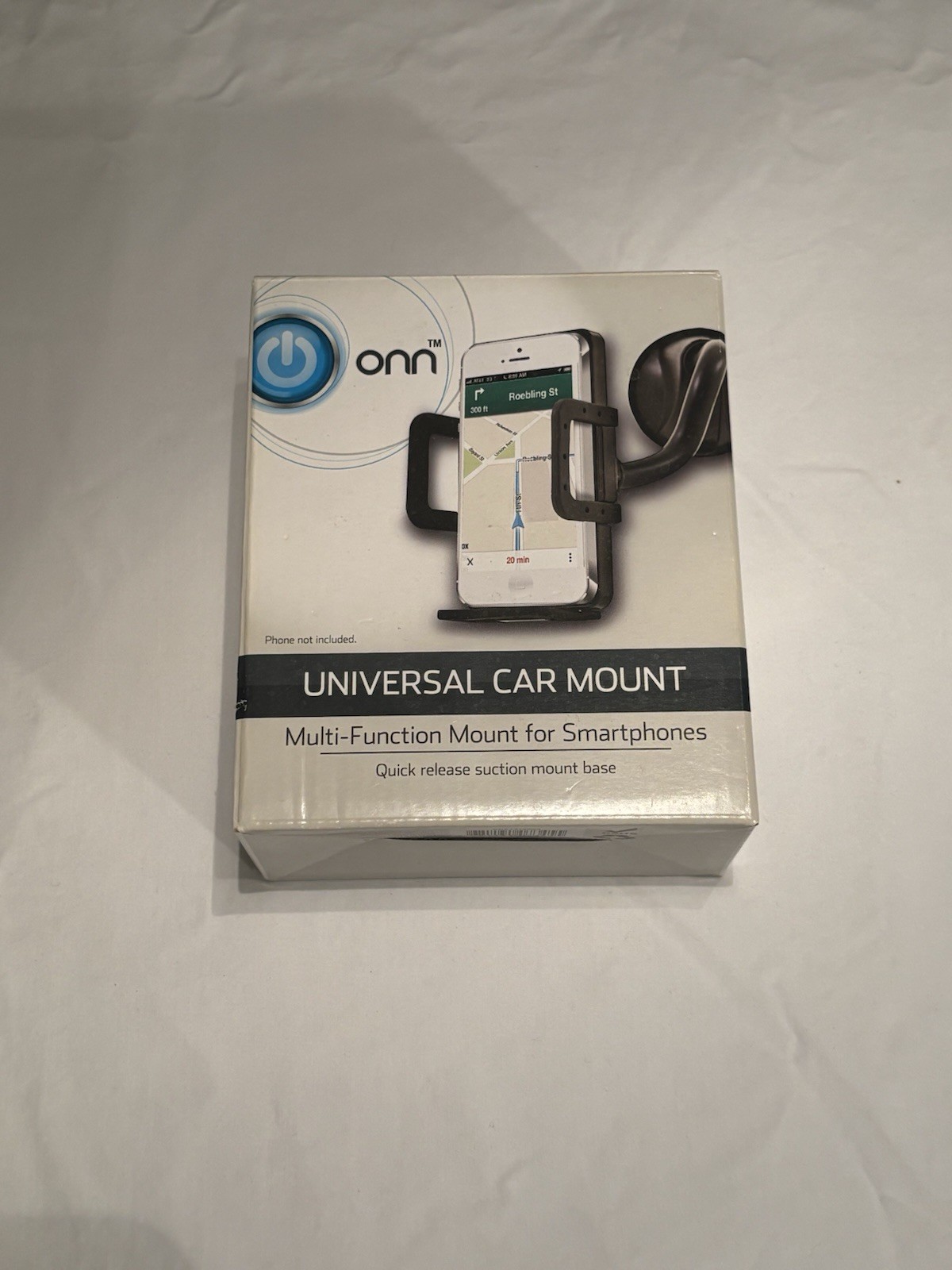 ONN Universal Car Mount Mult-Function for Smartphones Quick Release Suction Base