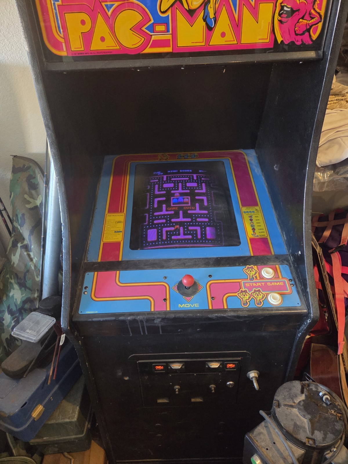 Original Bally MIDWAY Ms. Pacman From 1980s