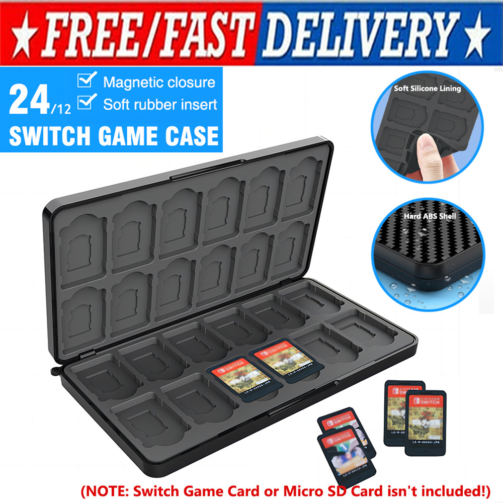 For Nintendo Switch Game Card Storage Box Travel Holder Carry Protect Case Cover
