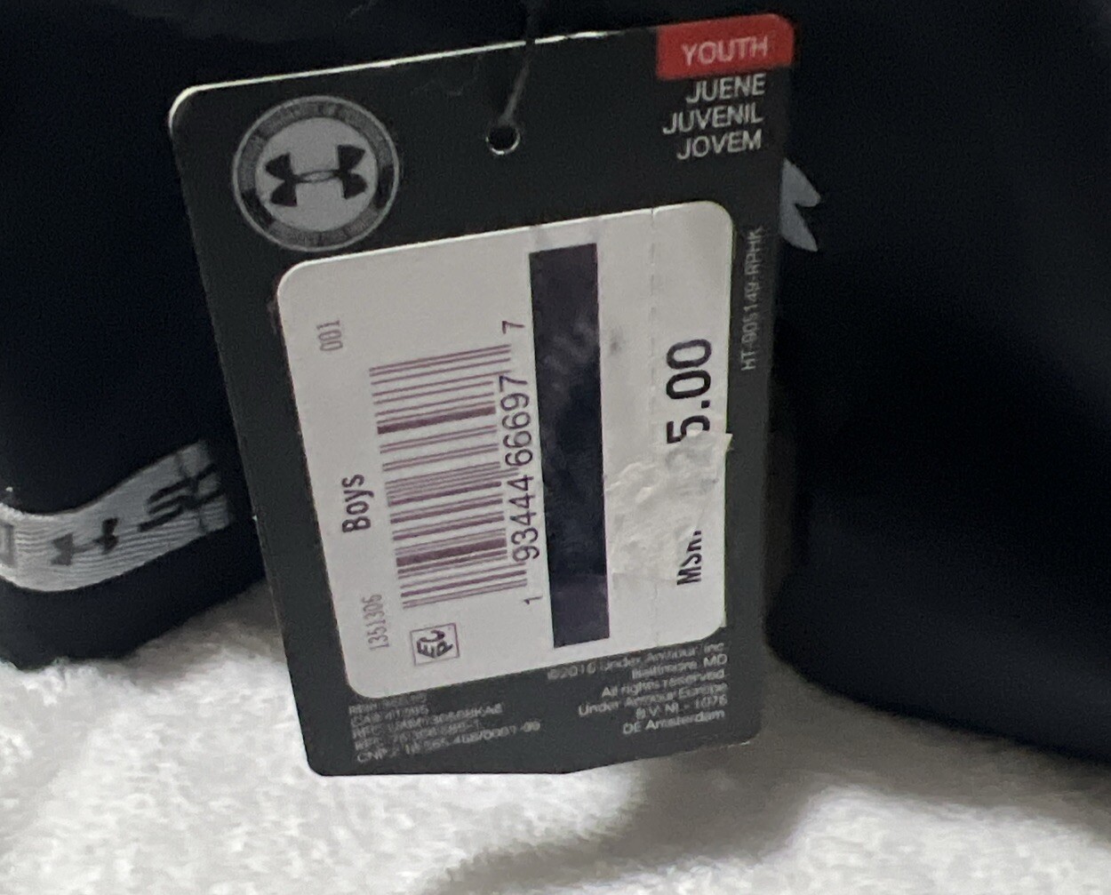 Under Armour SC30 Boys Crossover Cap Black NWT