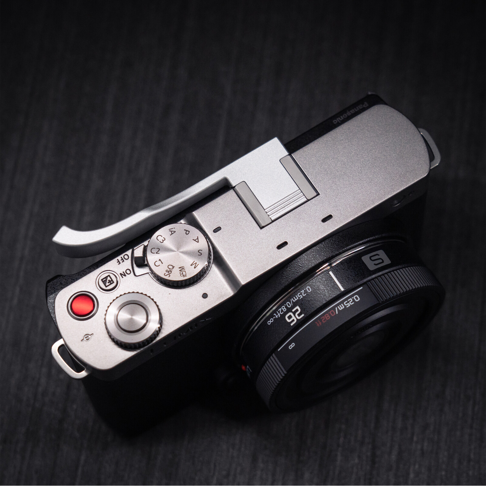 for Panasonic LUMIX S9 Camera Support Handle Aluminum Cold Shoe Thumb Up Grip