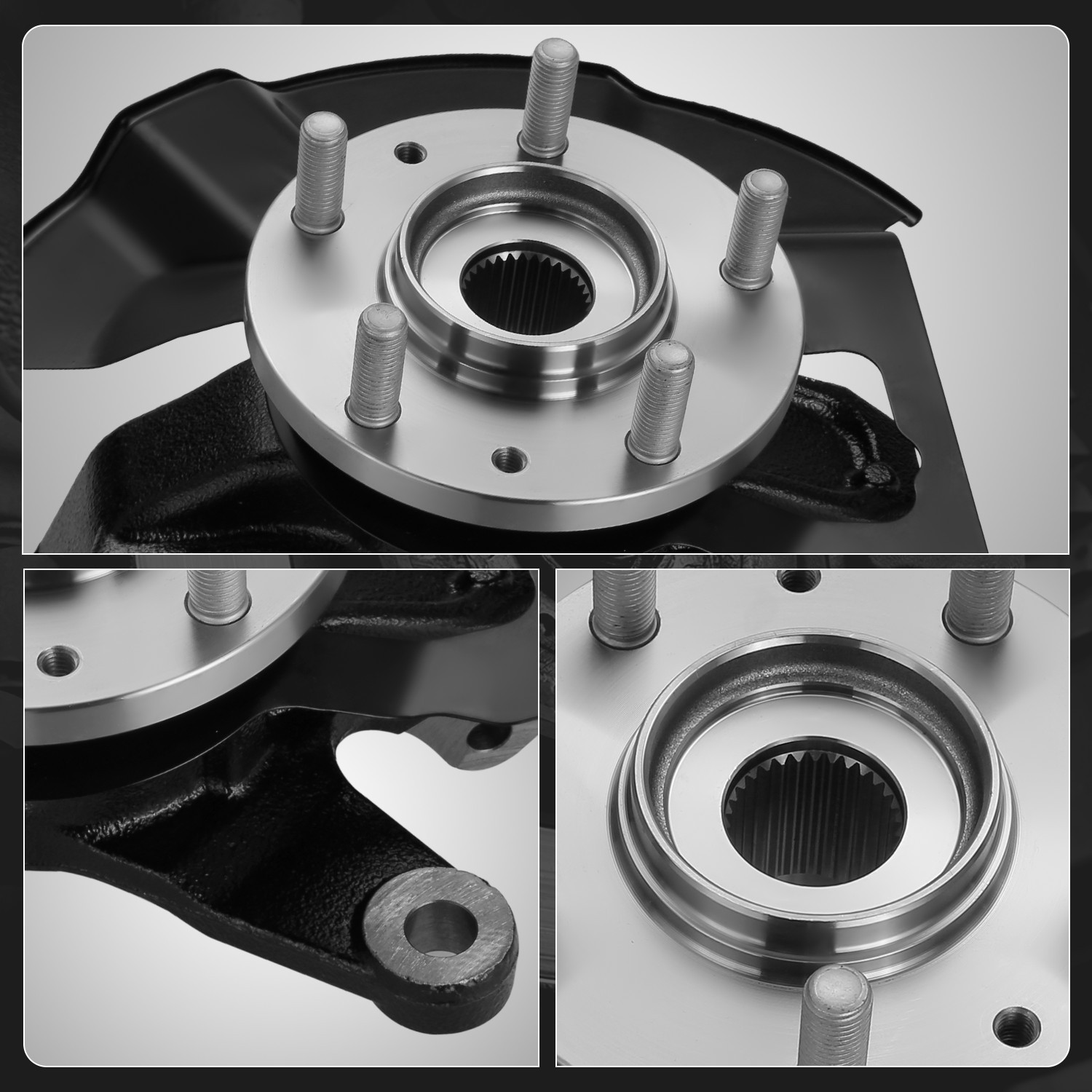 For 2007-2015 Mazda CX-7 CX-9 Front Left Side Loaded Steering Knuckle Assembly