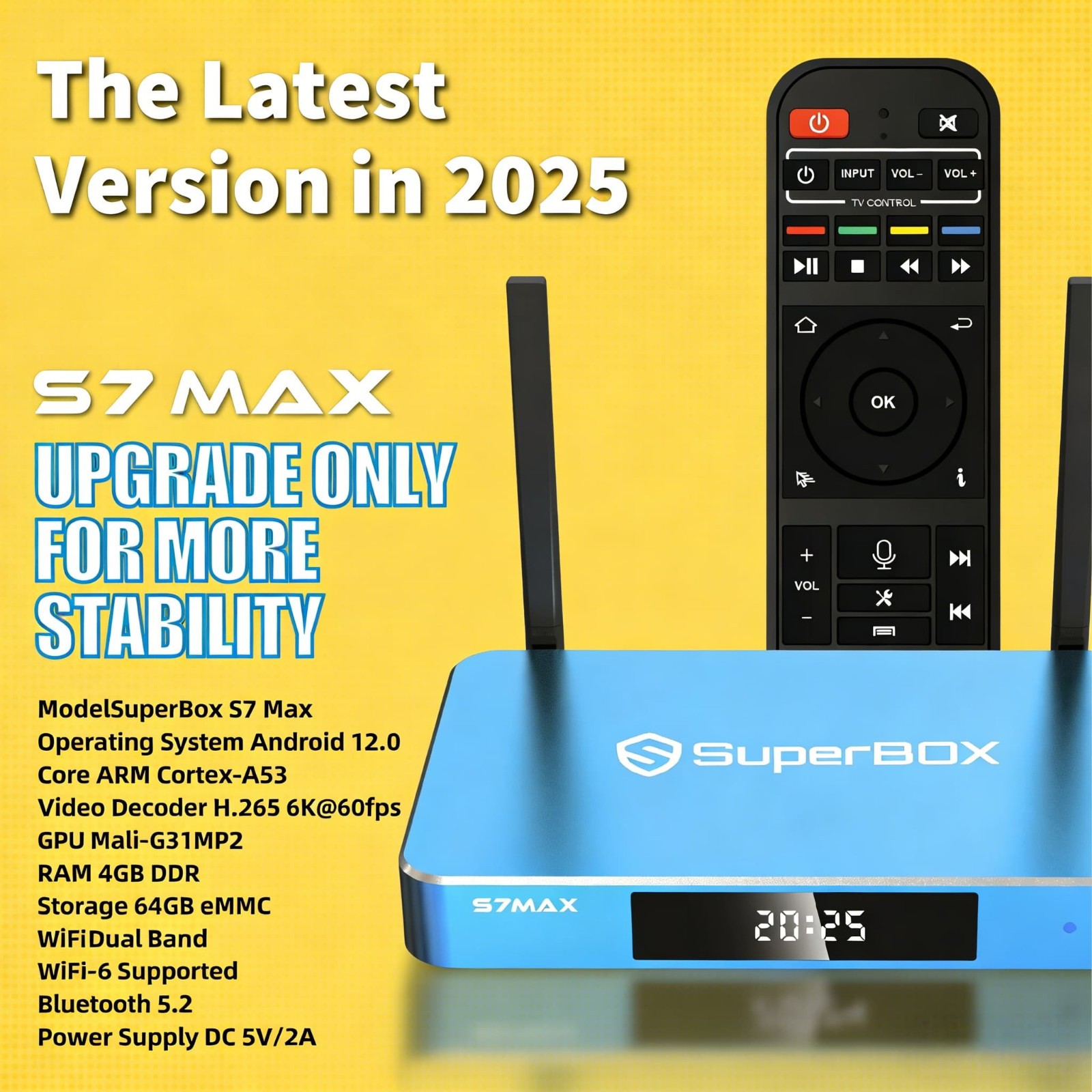 SuperBox S7 Max | Our Shop Authorized Distributor | 24/7 Support | Same Day Disp