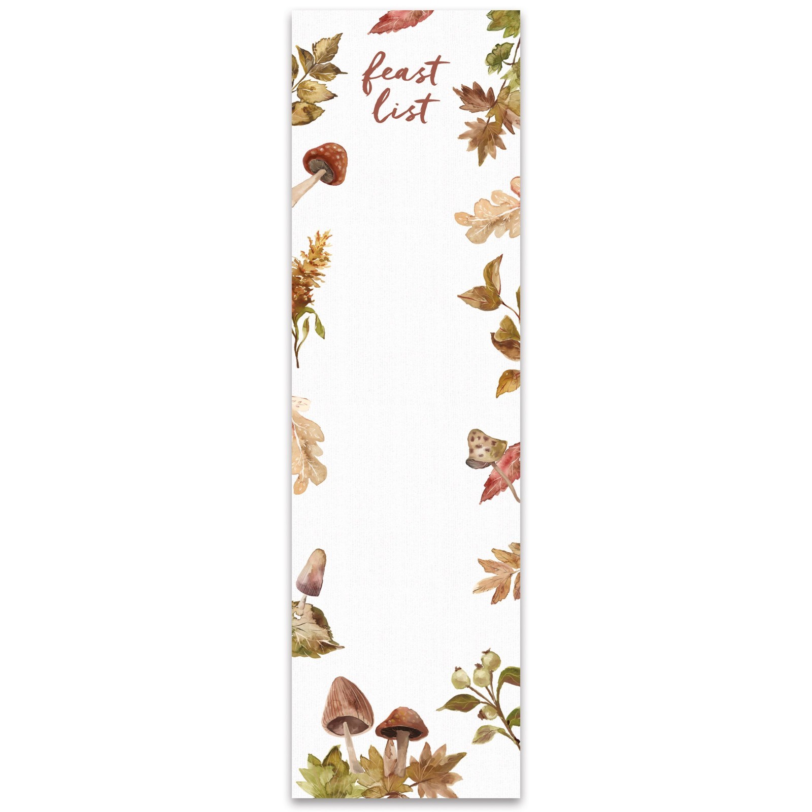 Primitives By Kathy Fall Harvest Thanksgiving Feast List Notepad ~ 60 Pages