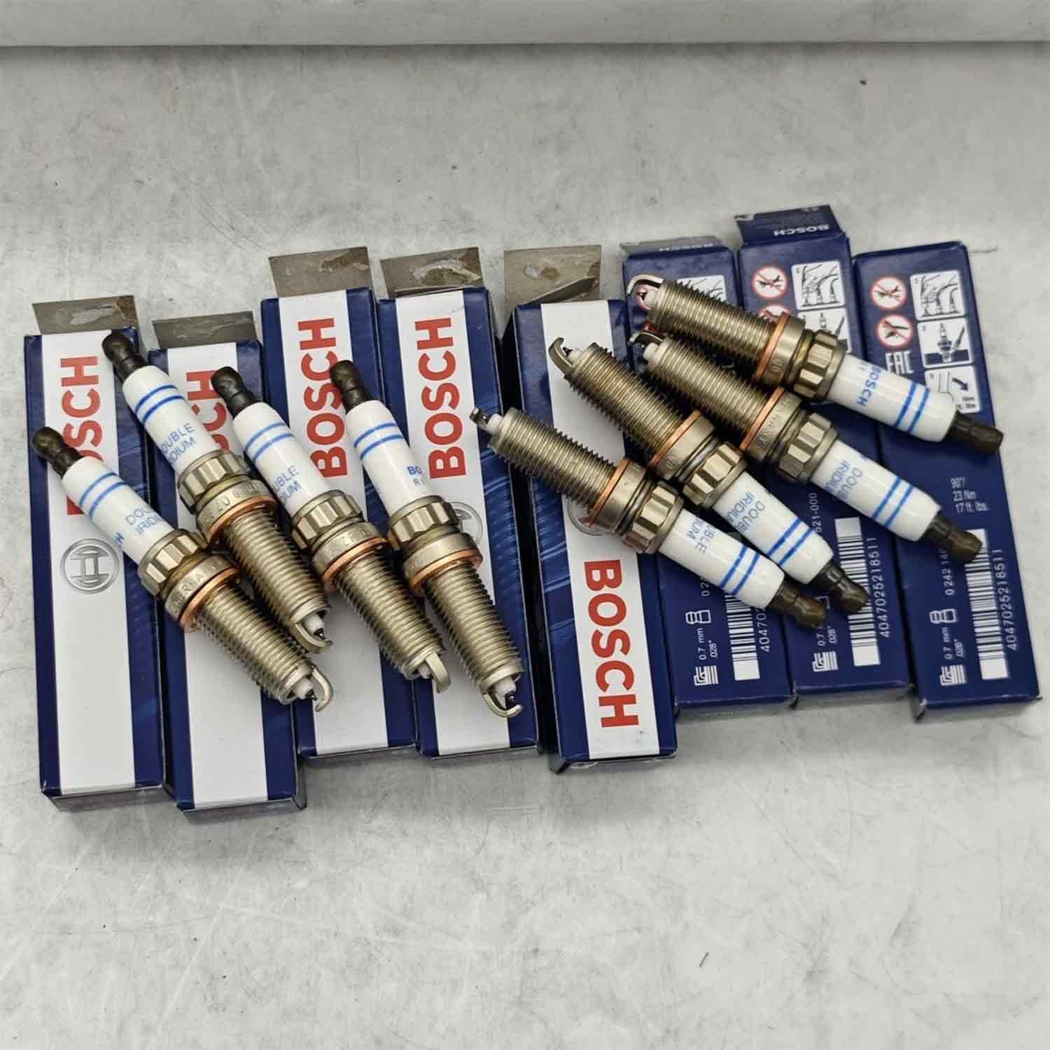8x Iridium Spark Plugs A0041598103 ZR6SII3320 For Mercedes Benz 4.7L 5.5L