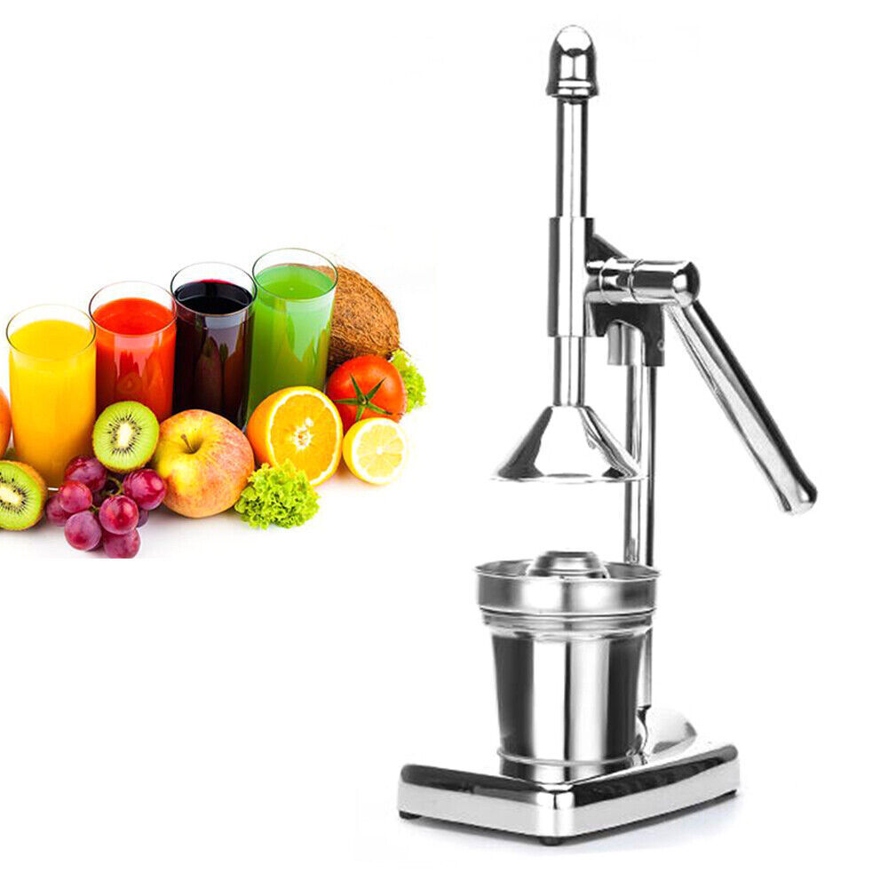 Commercial Manual Hand Press Orange Lemon Juicer Fruit Squeezer Press Machine US