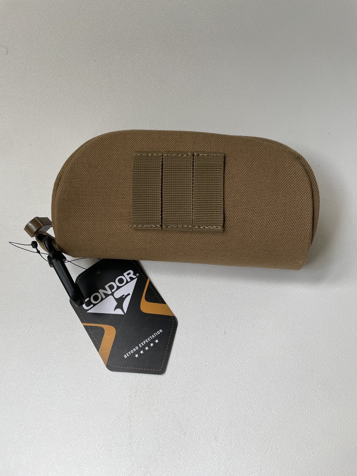 Condor Sunglasses Case 217 Carry Case Hunting Airsoft MOLLE Coyote Brown