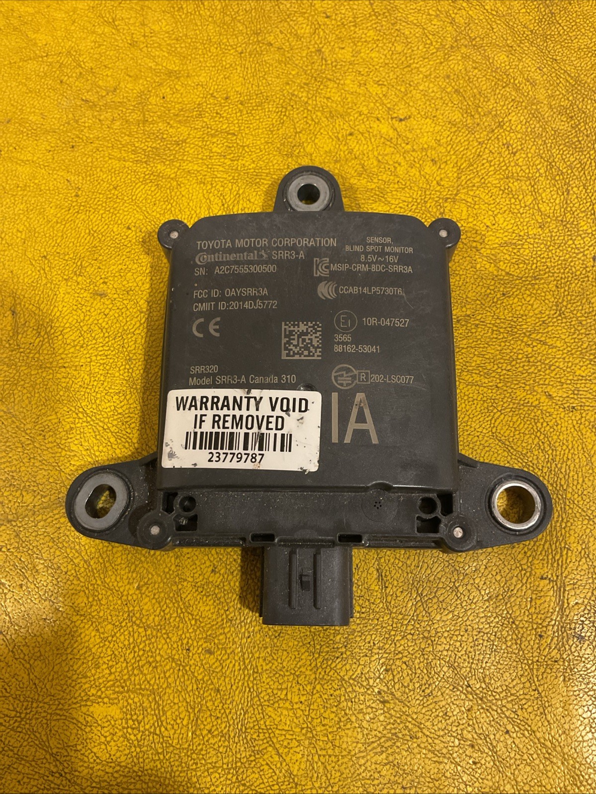 2017-2020 Lexus Is300 Is350 Blindspot Radar Sensor 88162-53041 OEM