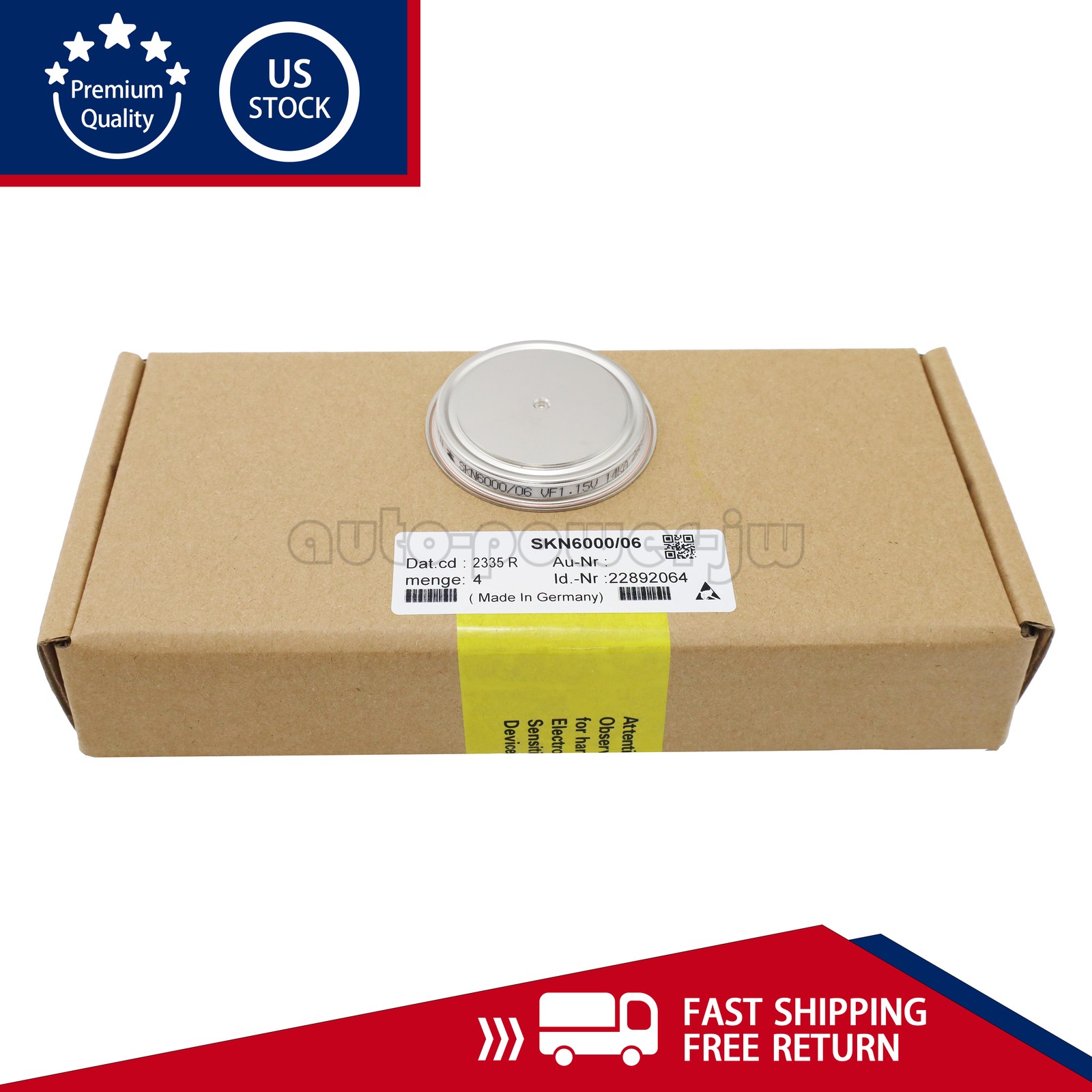 Disk Diode Module SKN6000/06 For Semikron VF1.15V 14KA US