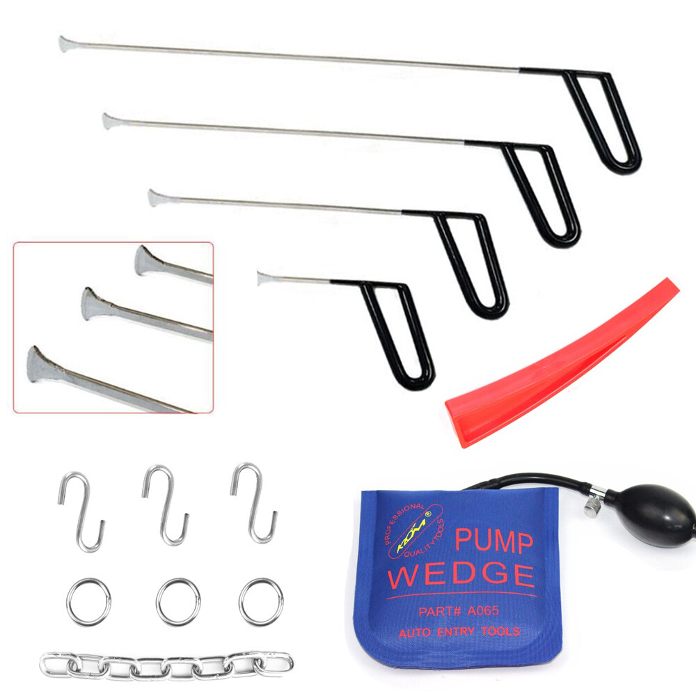 PDR-Set of Flat Head Dent Removal Rods, Paintless Dent Removal Tools