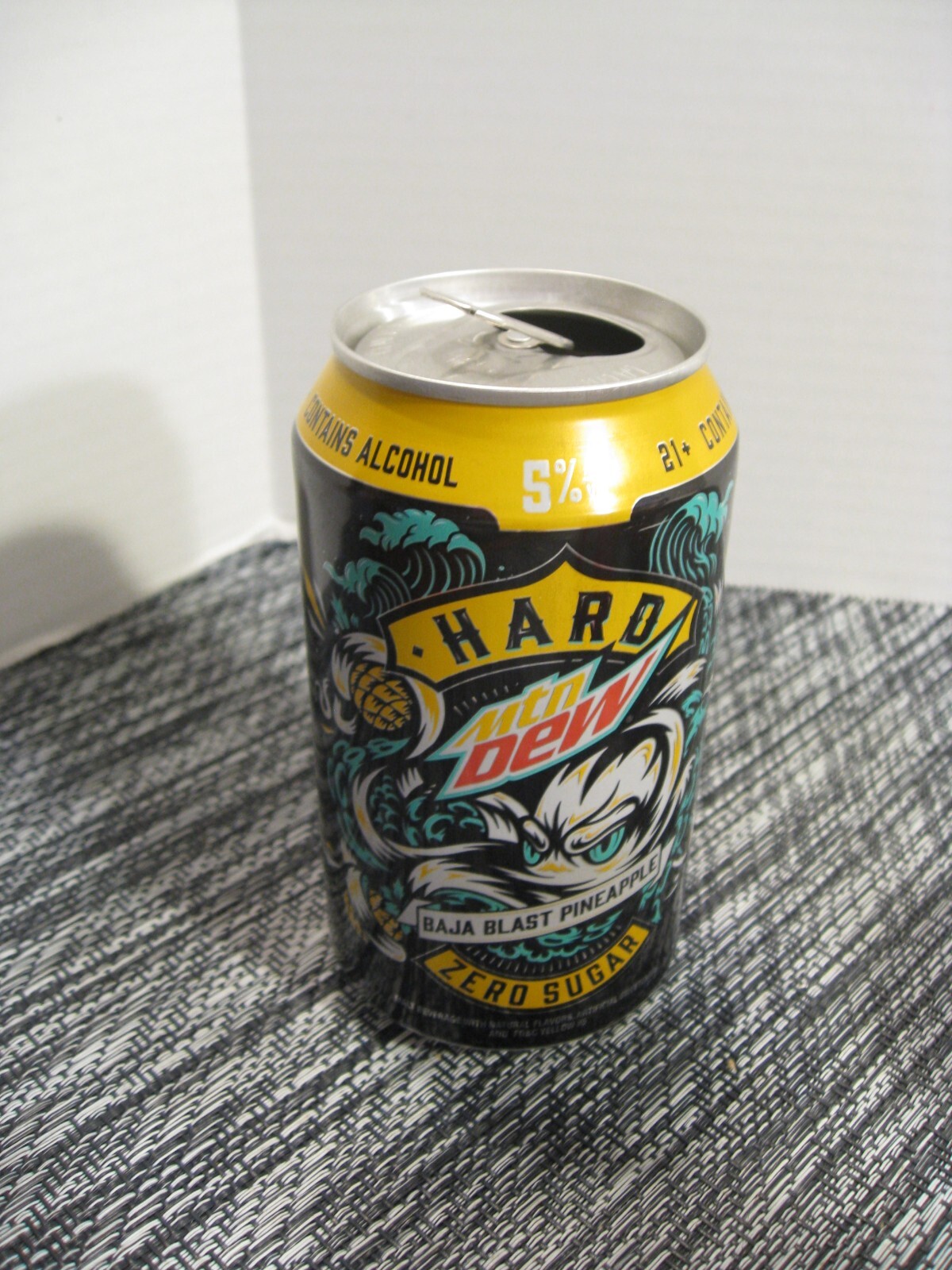 Mountain Dew EMPTY Can - 12 oz. HARD Mountain Dew - Baja Blast Pineapple - 2023