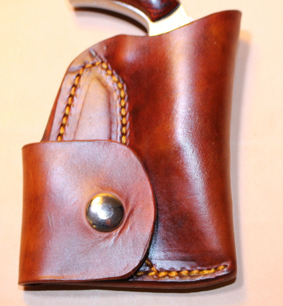 Pocket holster & ammo pouch NAA 22 Mag 1 1/8 or 1 5/8 - Leather- fits RangerII