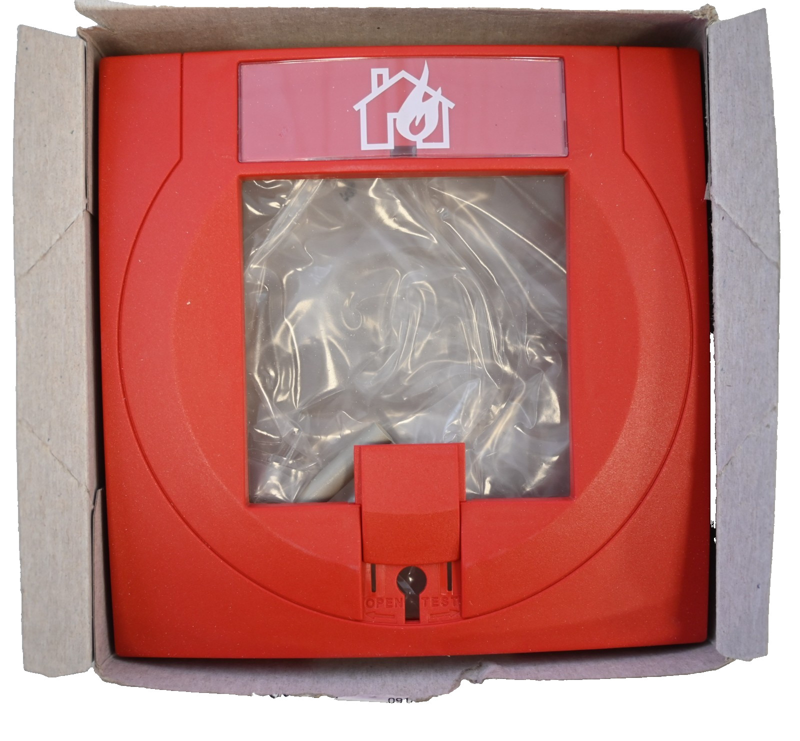 Esser 704900 hand detector housing red with glass RAL3020 original packaging