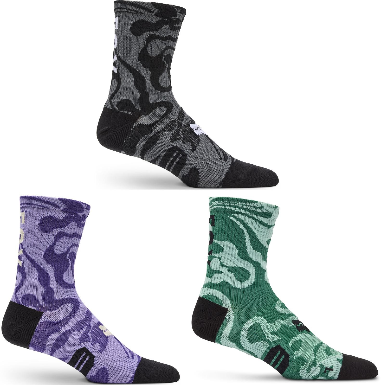 Fox Racing Ranger Frequency 6" Socks - MTB Mountain Bike Enduro Downhill