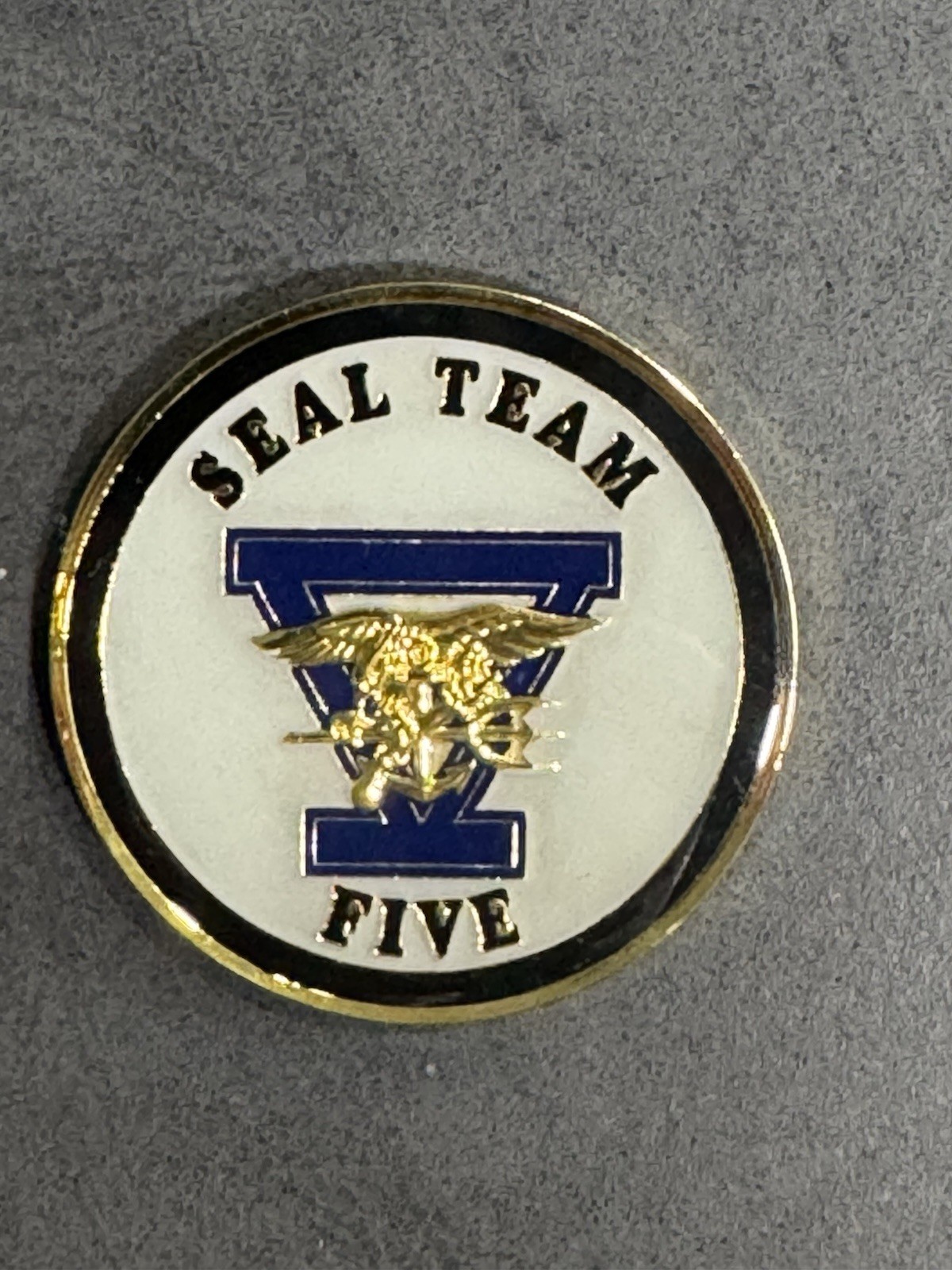 New SEAL TEAM 5 COMMAND CHALLENGE COIN NSW, SOCOM, SEAL, BUD/s