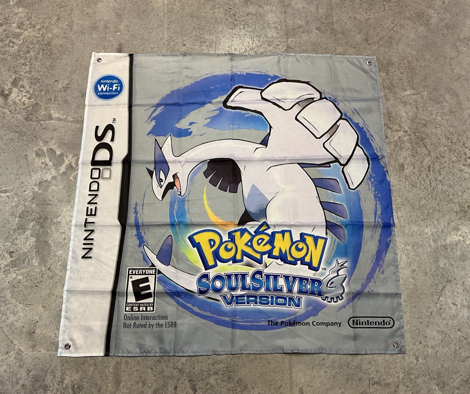Pokemon Soul Silver Version DS Wall Flag Banner Tapestry 3 x 3 Ft