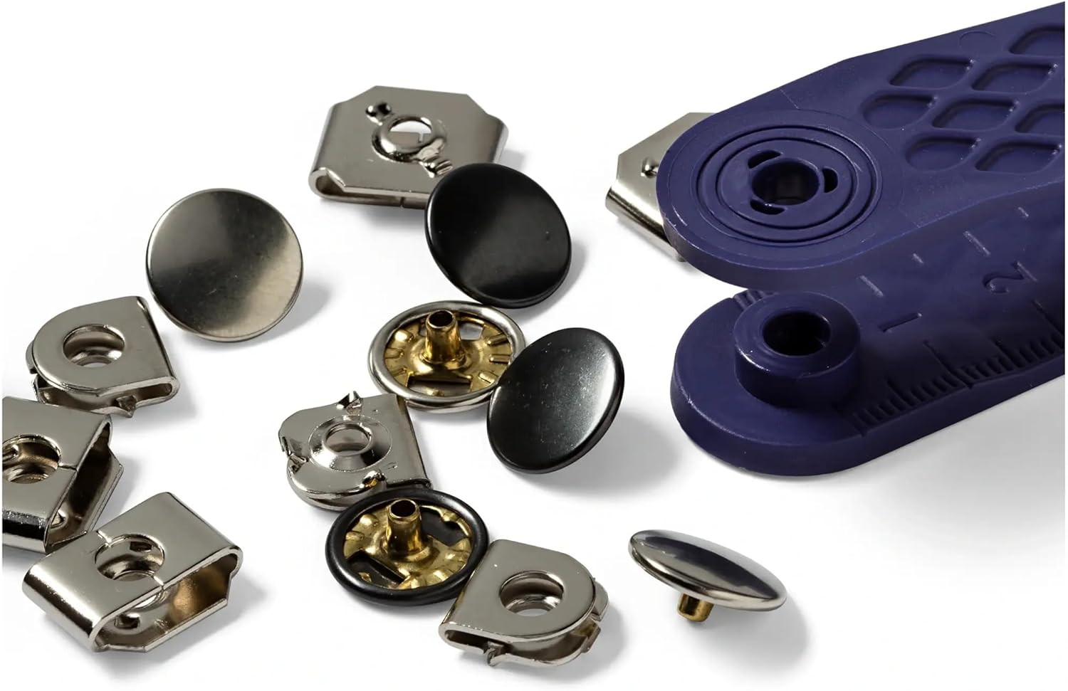 Hooks & Bars for Trousers 13 Mm Brass 4 Pcs