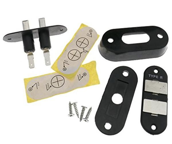Car Sliding Door Contact Switch - Slide Switch, Black, Manual Operation,