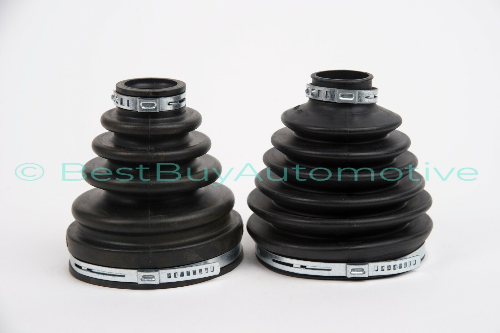 CV Axle Boots-2 Boots and 4 METAL CLAMPS-Grease-Fits: Toyota Highlander 2WD 4WD