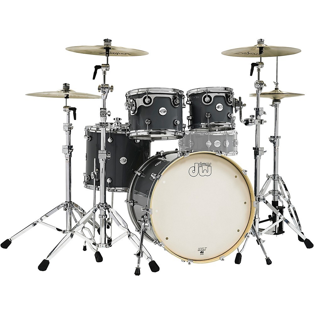 DW Design Series 4-Piece Shell Pack Steel Gray