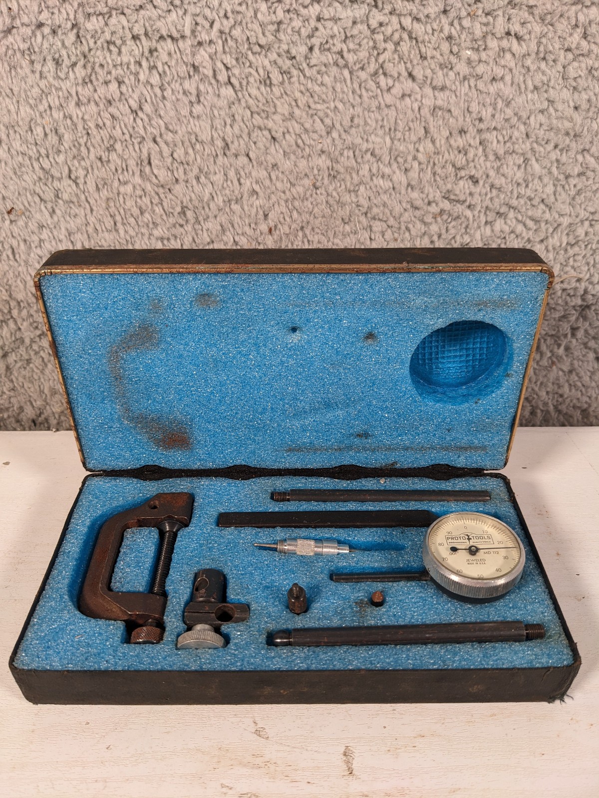 Vintage Central Tool Co. Dial Caliper Set Proto-Tools MD112