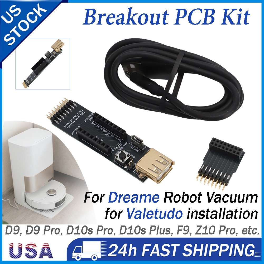 Breakout PCB For Valetudo Dreame D9,D10s Plus, F9, W10, Z10 Pro, L10s Ultra Heat