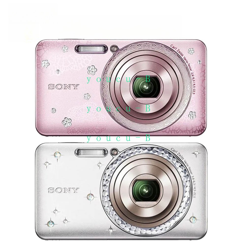 Sony Cyber-Shot DSC-W570D Digital Camera 16.1MP 5x Optical Zoom Pink/Silve