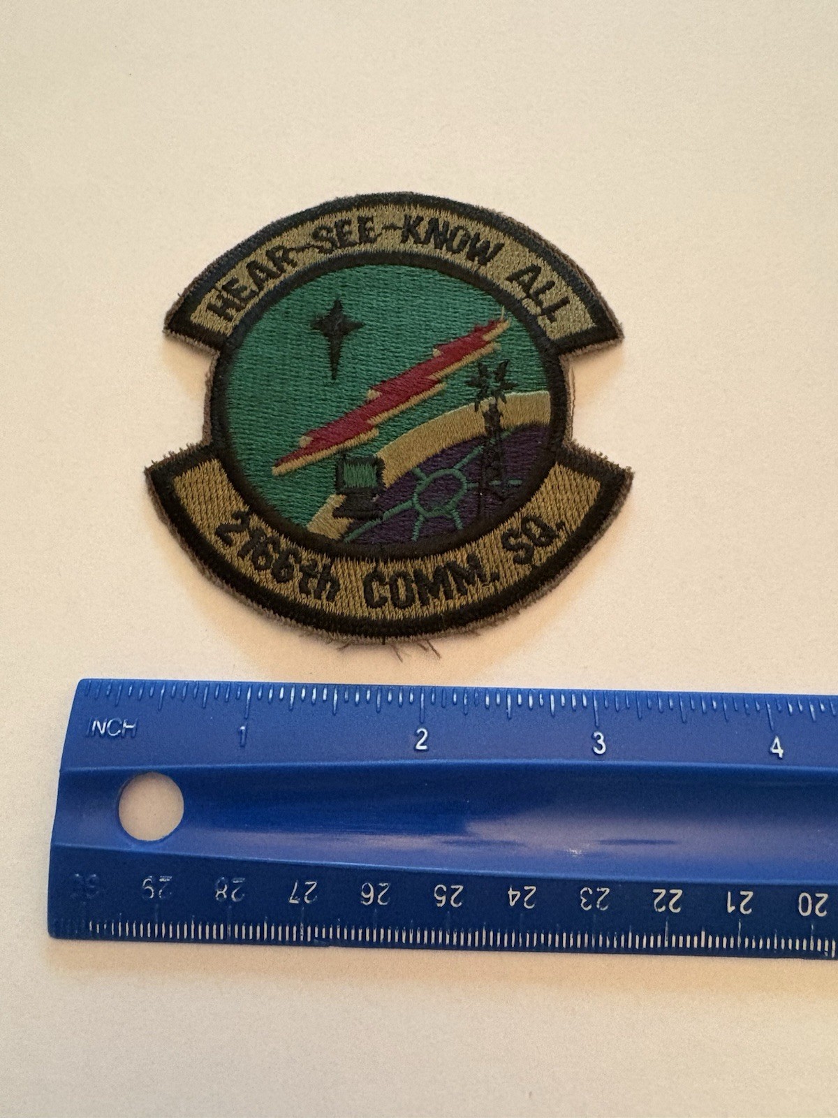 Vintage USAF 2166th Comm Squadron - Subdued US Air Force INV12592