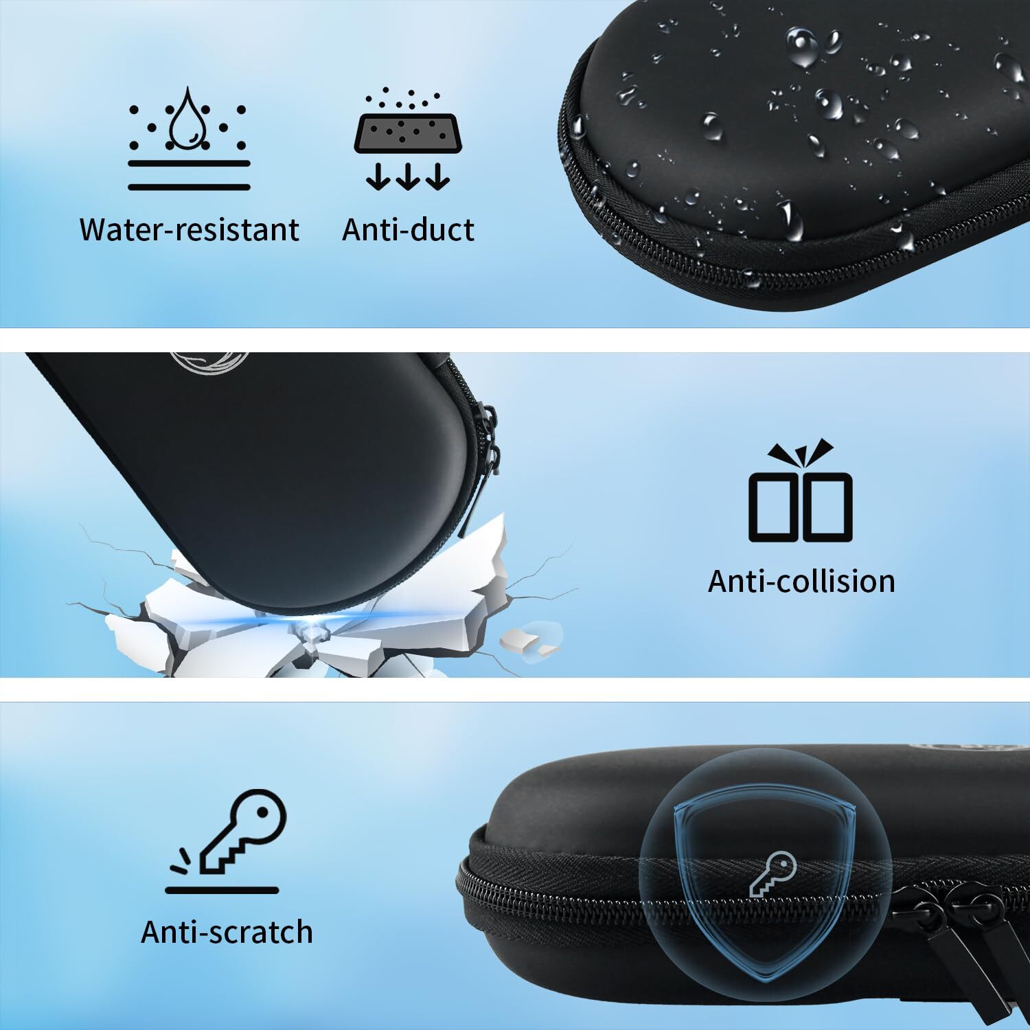 EVA Protective Storage Case Pouch Bag for Sony PSP 1000/2000/3000 Game Console