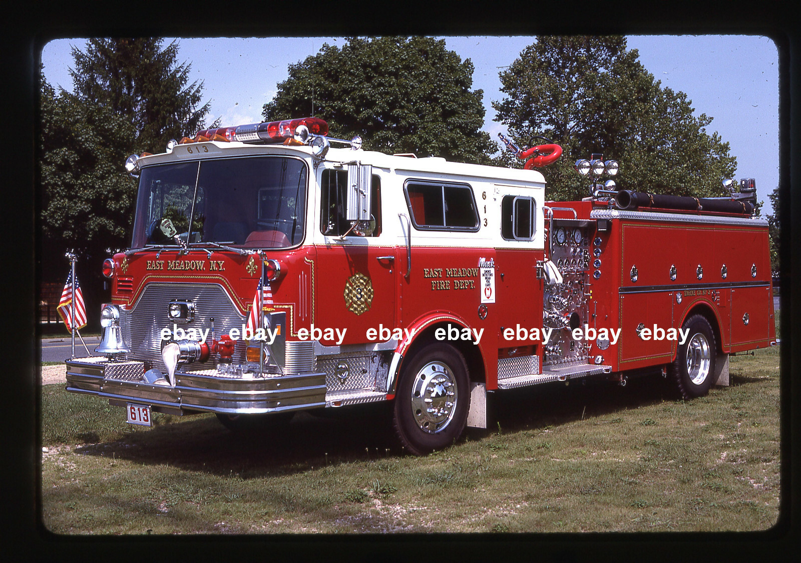 East Meadow NY 1984 Mack CF pumper Fire Apparatus Slide