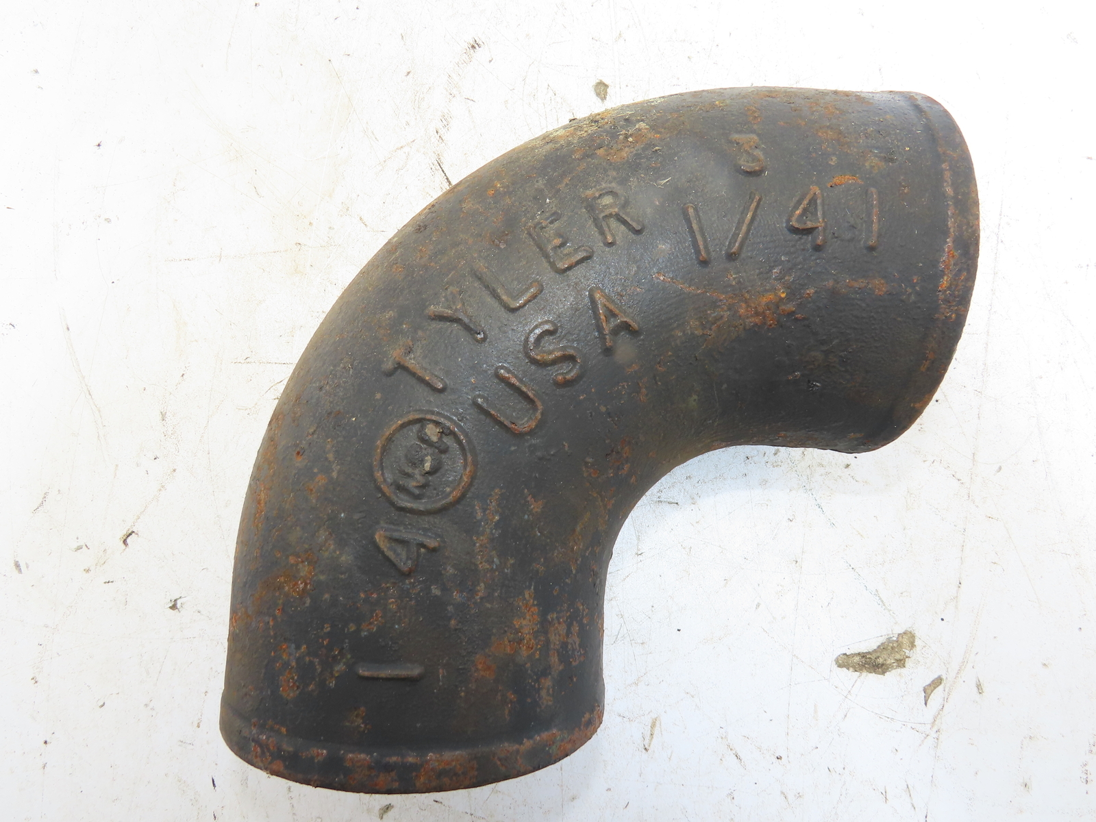 Tyler Pipe 006879 4in Quarter Bend 90Deg Elbow No-Hub Cast Iron