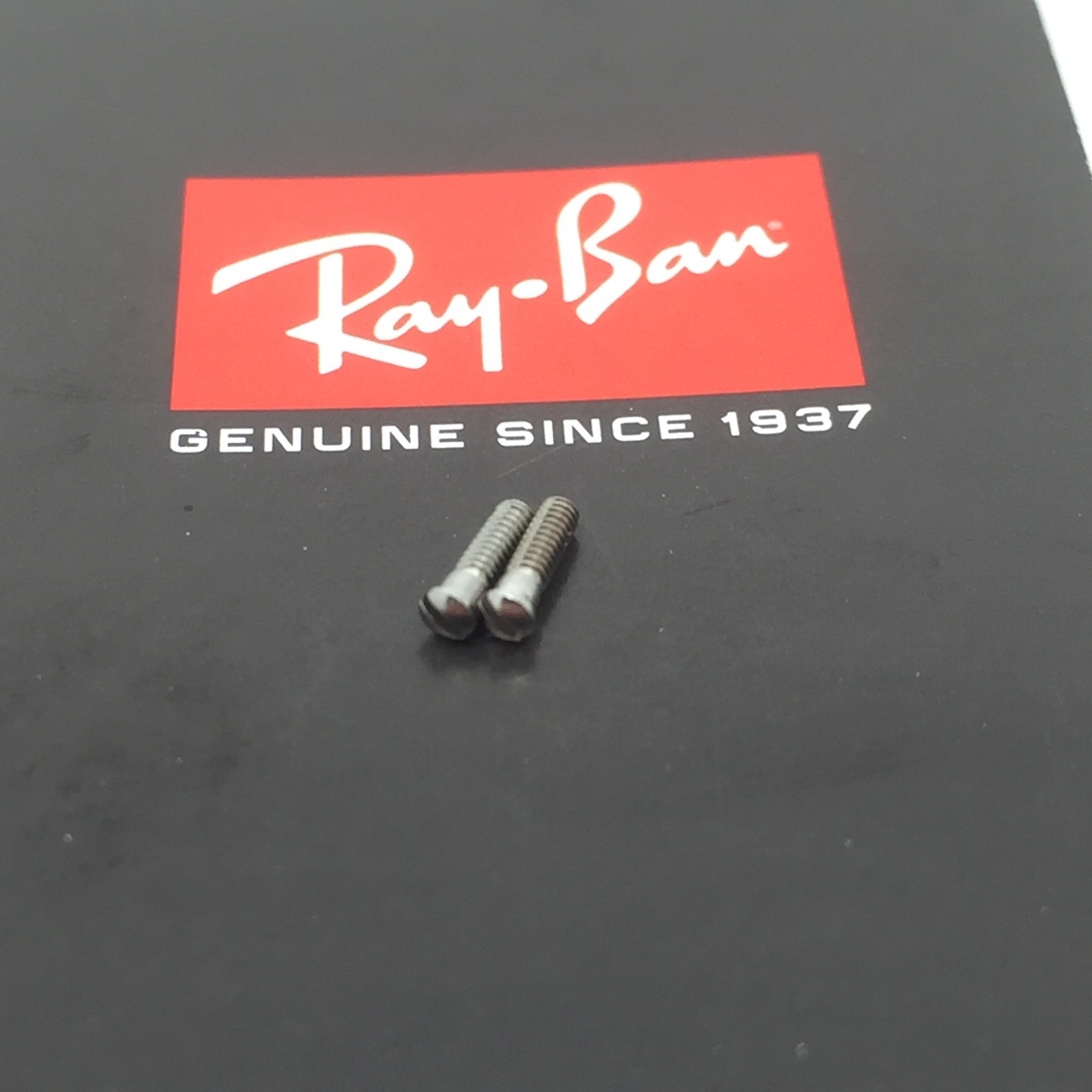 AUTHENTIC REPLACEMENT RAY-BAN RB 4101 TEMPLE/HINGE SCREWS PAIR NEW GENUINE
