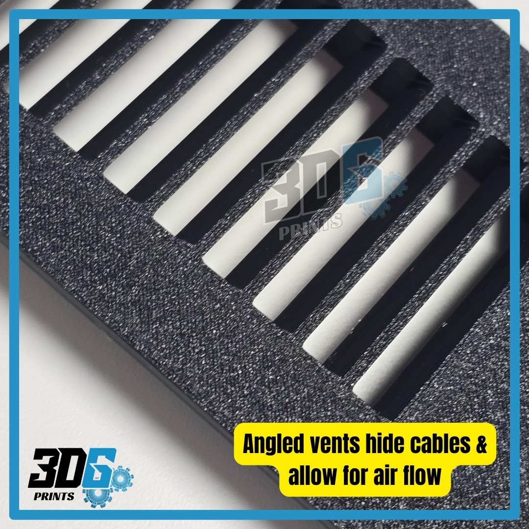Fully Vented Black Transit Custom Van C Pillar B Pillar Rear Covers Camper 8PC