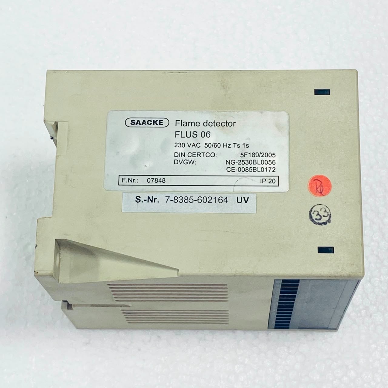 Saacke FLUS 06 Flame Detector