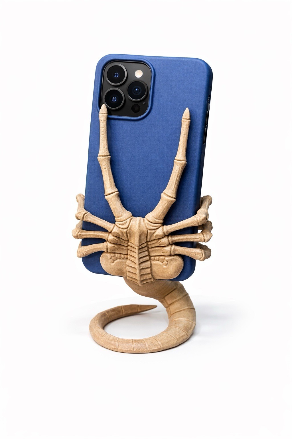 Alien Facehugger Phone Holder Stand 3D Printed Horror Desk Dock iPhone Android