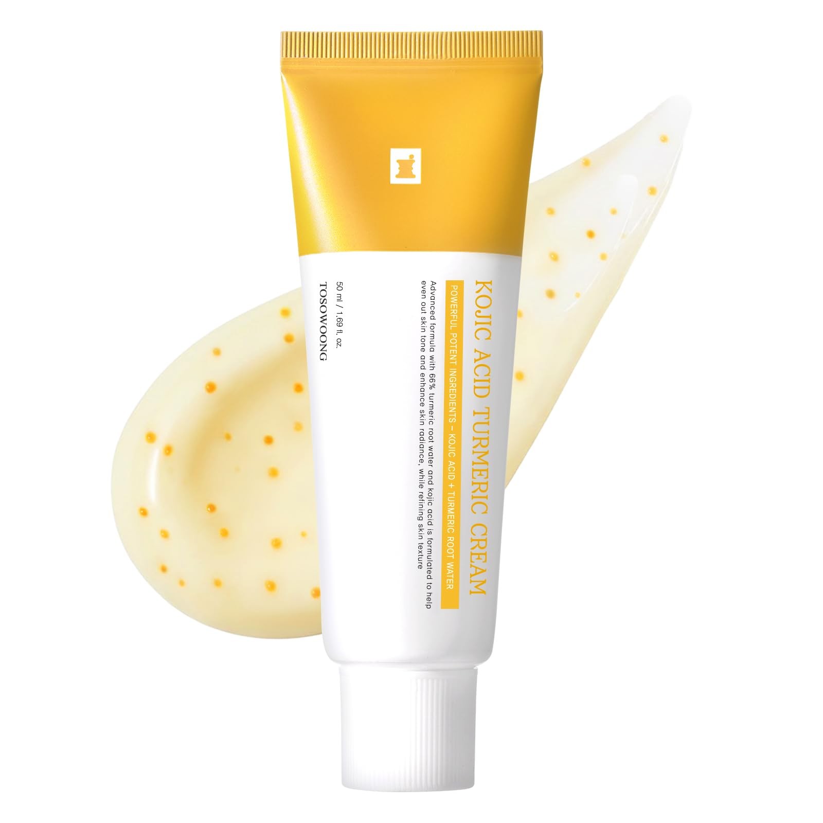 TOSOWOONG Kojic Acid Turmeric Cream, 99% Purity 1.69 Fl Oz (Pack of 1)