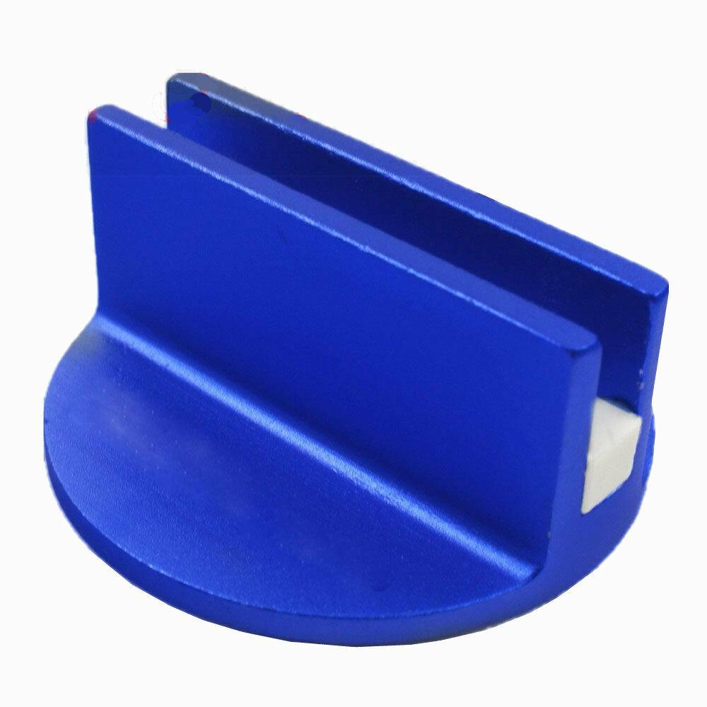 2Pcs Blue Slotted Magnetic Jack Pad Pinch Weld Rail Adapter